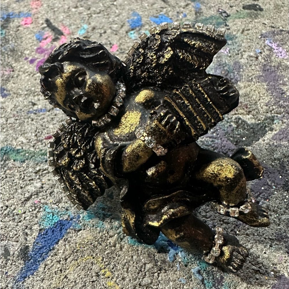 Bling cherub adjustable ring - Picture 3 of 3